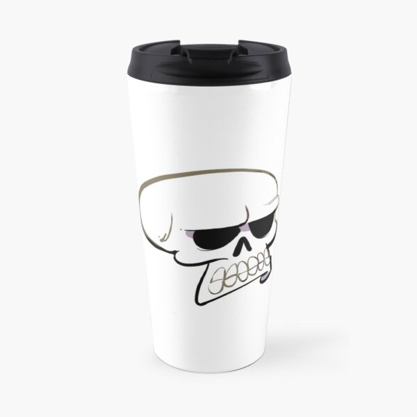 Annoyed Skull Travel Mug