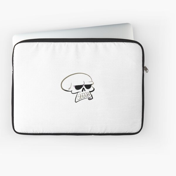 Annoyed Skull Laptop Sleeve