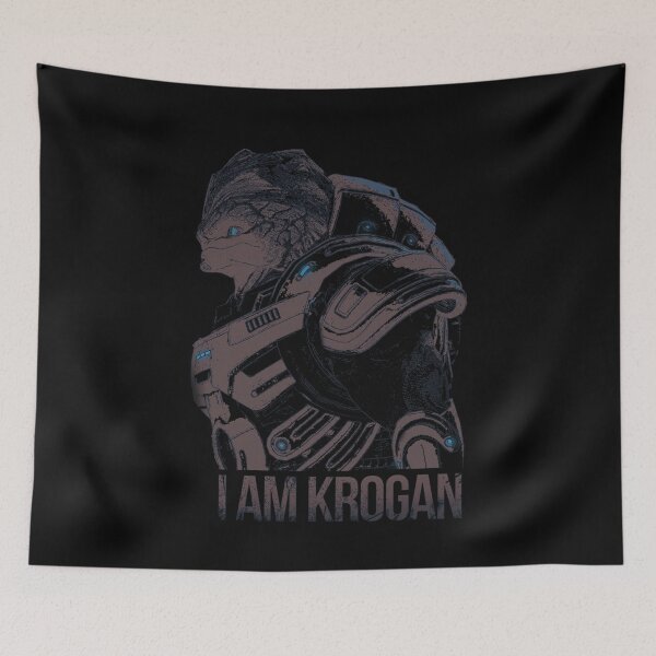 Item preview, I AM KROGAN designed and sold by planetmachine.