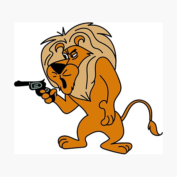 Item preview, Shoot-Em'-Ups Lion designed and sold by Anthony-White.