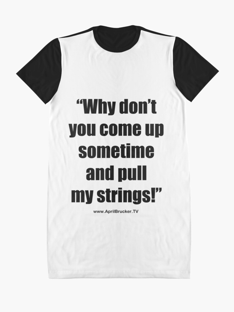 Alternate view of Pull My Strings! Graphic T-Shirt Dress