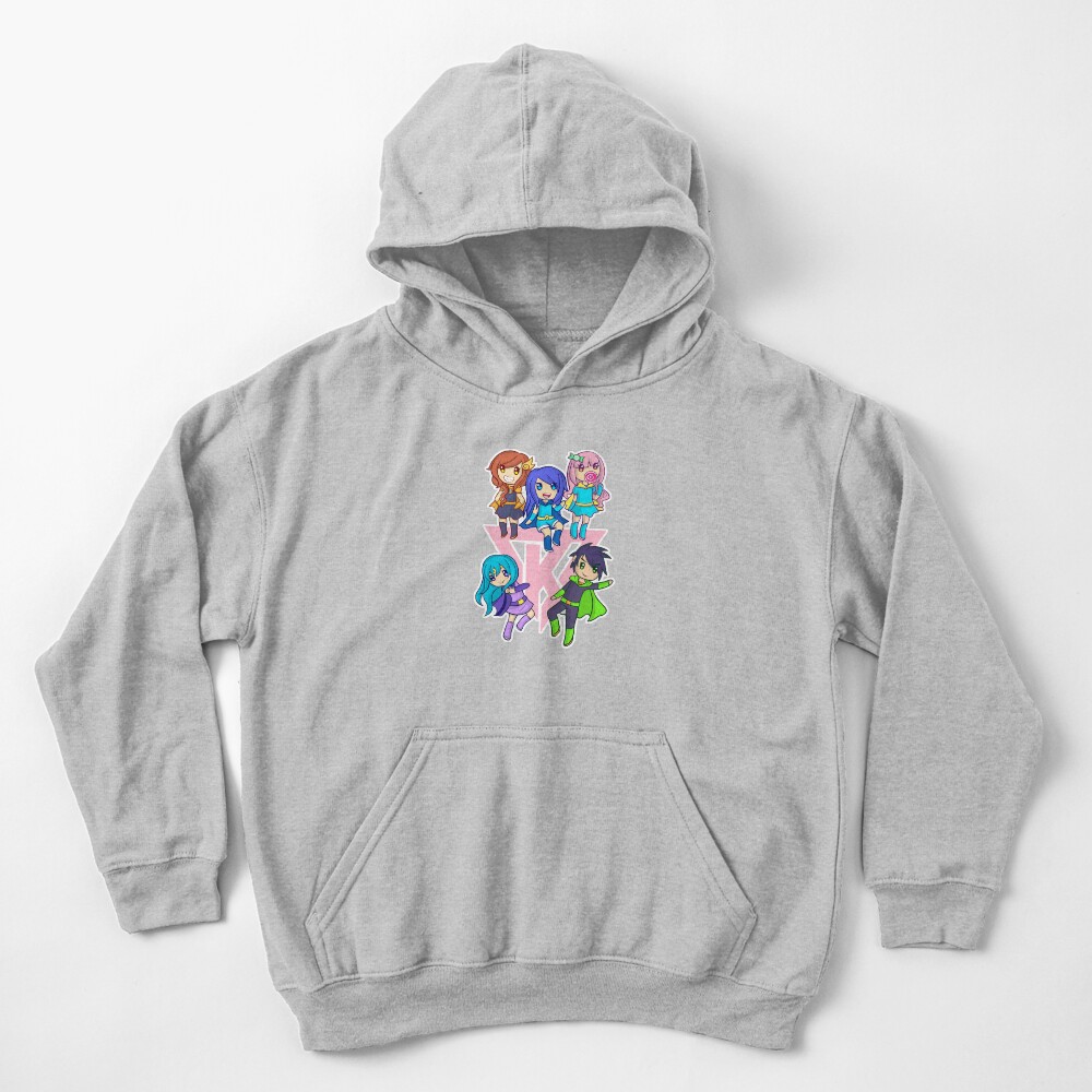Funneh and the Krew Pink Kids Pullover Hoodie