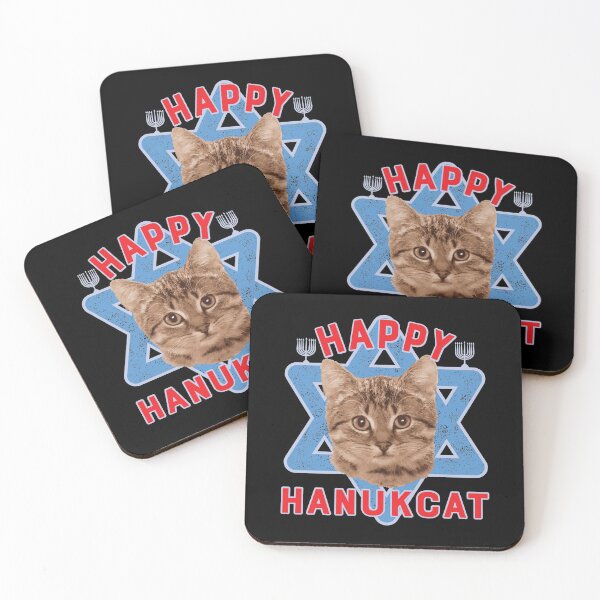 Item preview, Happy Hanukcat Hanukkah Holiday product designed and sold by tronictees.
