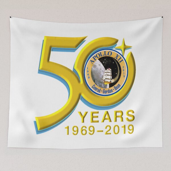 Item preview, Apollo 12 50th Anniversary Patch designed and sold by Nikki SpaceStuffPlus.