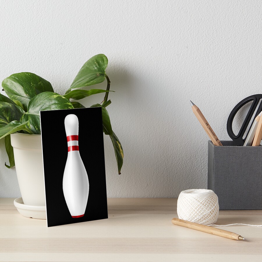 "Bowling Pin" Art Board Print for Sale by racecar32 Redbubble