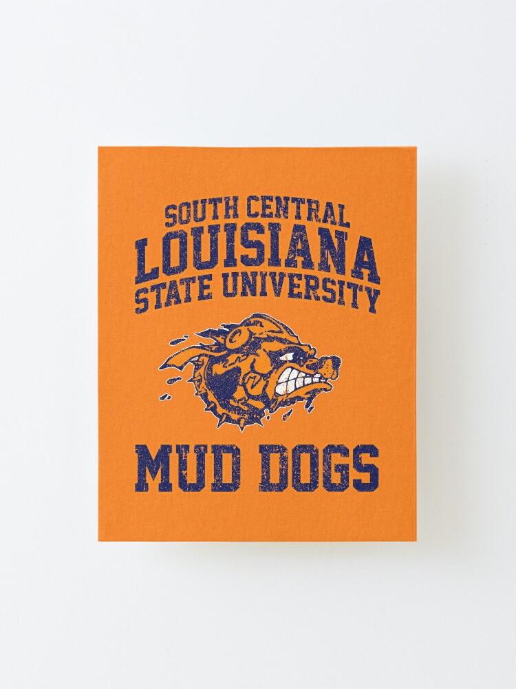 "South Central Louisiana State University Mud Dogs (Variant)" Mounted