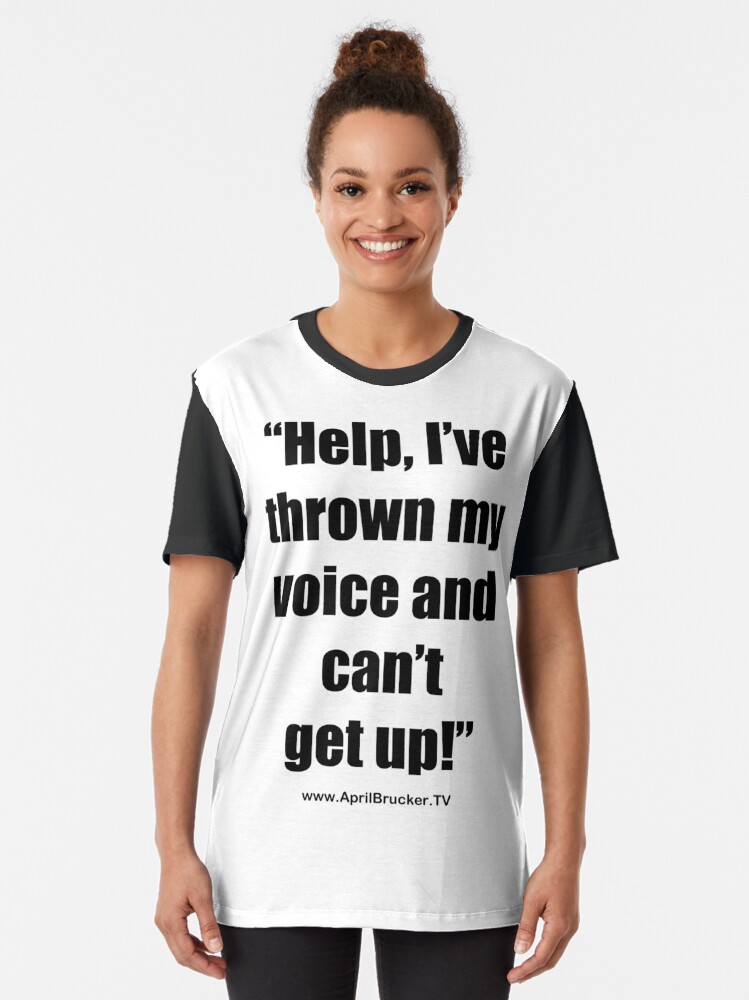 Alternate view of I've Thrown My Voice! Graphic T-Shirt