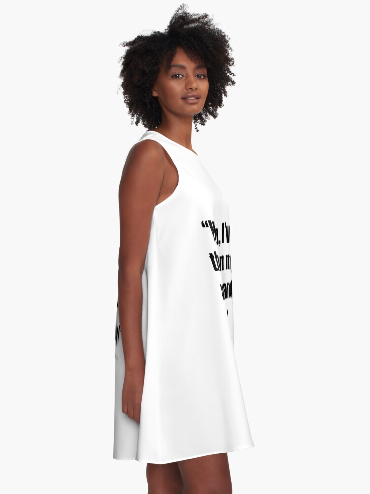 Alternate view of I've Thrown My Voice! A-Line Dress
