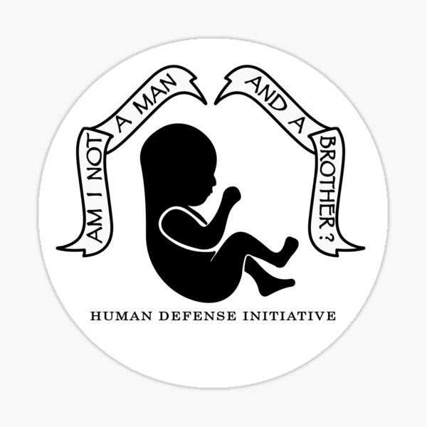 "Am I Not A Man And A Brother?" Circle Sticker Sticker