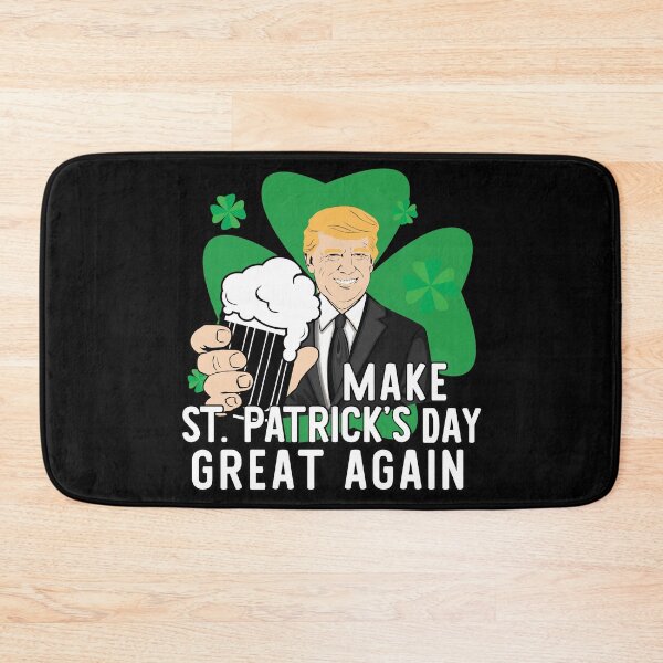 Item preview, Make St Patricks Day Great Again Funny Trump Beer print designed and sold by tronictees.