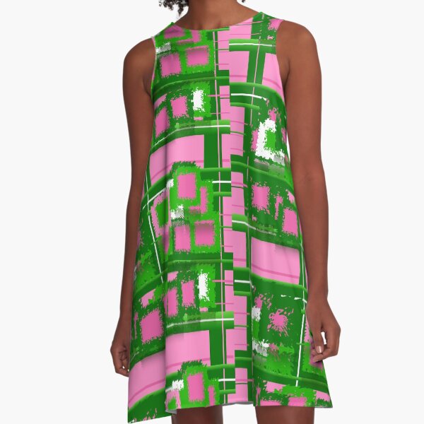 Pink & Green Fashions & Products! A-Line Dress