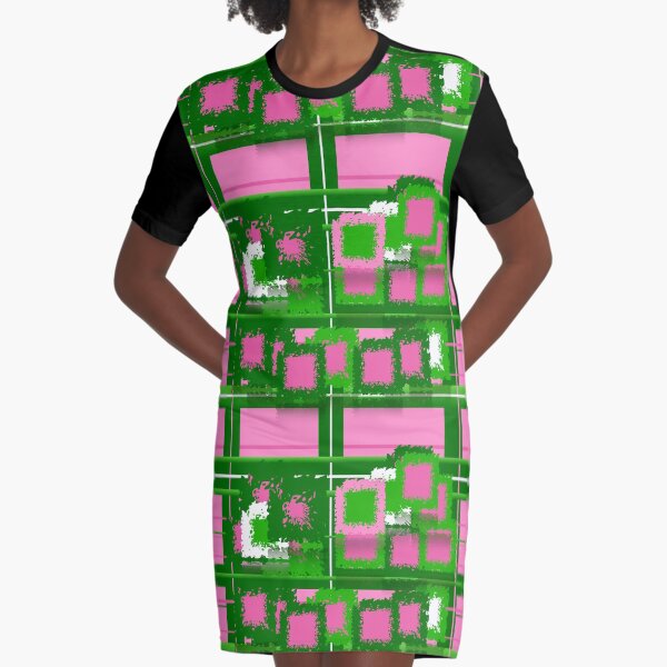 Pink & Green Fashions & Products! Graphic T-Shirt Dress