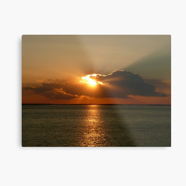 Derby Sunset Storm -Western Australia Metal Print