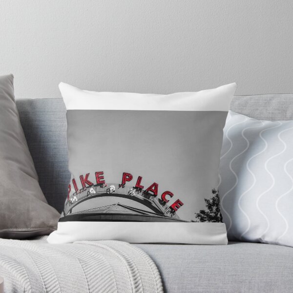 Item preview, Contrast Pike Place Market Sign designed and sold by KatTalbolt.