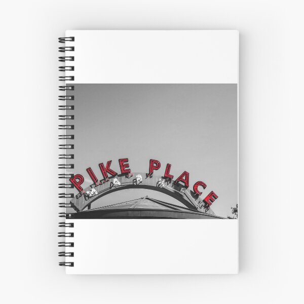 Item preview, Contrast Pike Place Market Sign designed and sold by KatTalbolt.