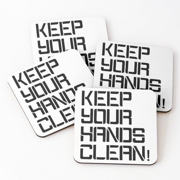 Item preview, Keep Your Hands Clean! designed and sold by PinRaf.
