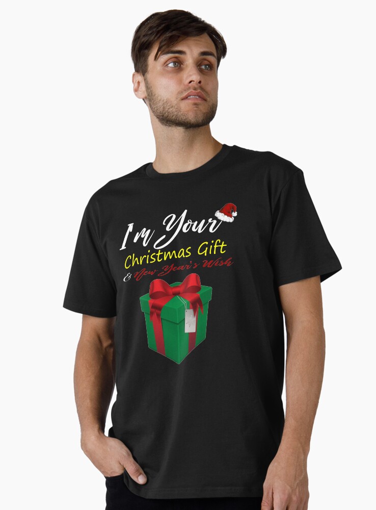 Thumbnail 1 of 4, Premium T-Shirt, I'm your Christmas Gift New Year's Wish T-Shirt Design designed and sold by Mbranco.