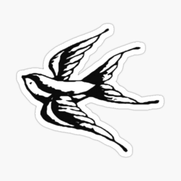 Swallow tattoo Sticker