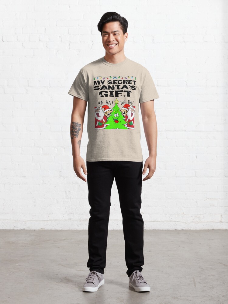 Alternate view of Secret Santa Gift T-Shirt Design Classic T-Shirt
