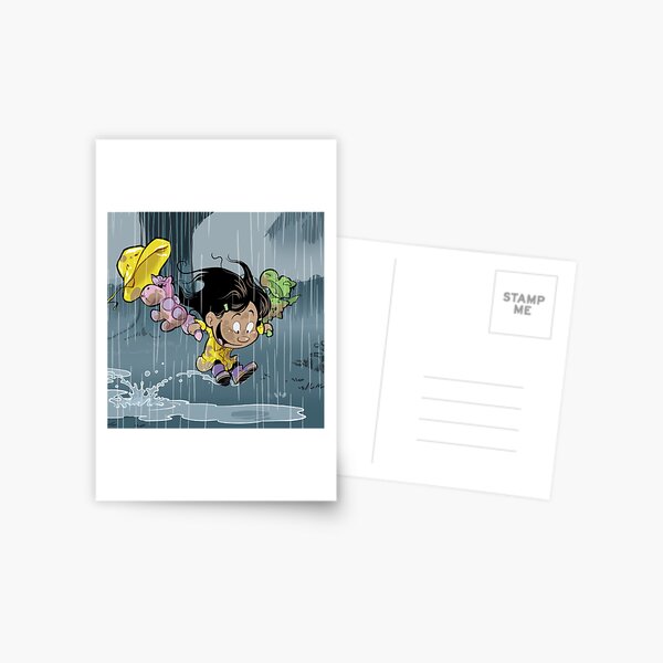 "Rainy Day" Postcard