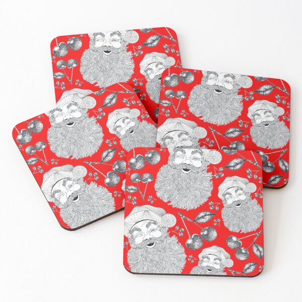 Item preview, Black White Santa Claus  designed and sold by Flower Magic .