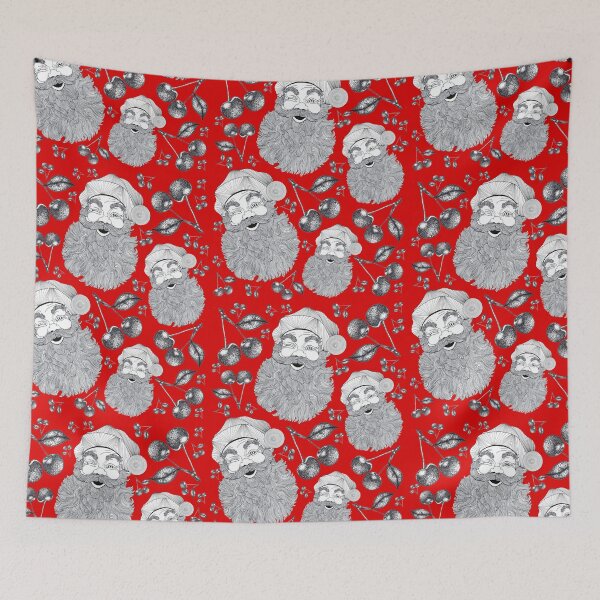 Item preview, Black White Santa Claus  designed and sold by Flower Magic .