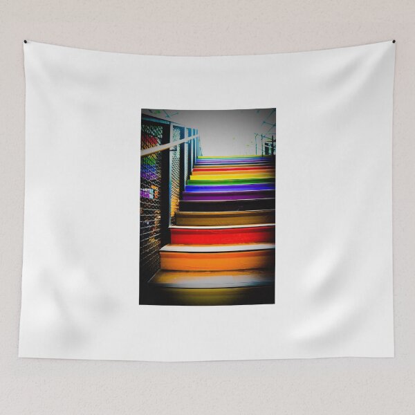 Item preview, Rainbow Stairs designed and sold by KatTalbolt.
