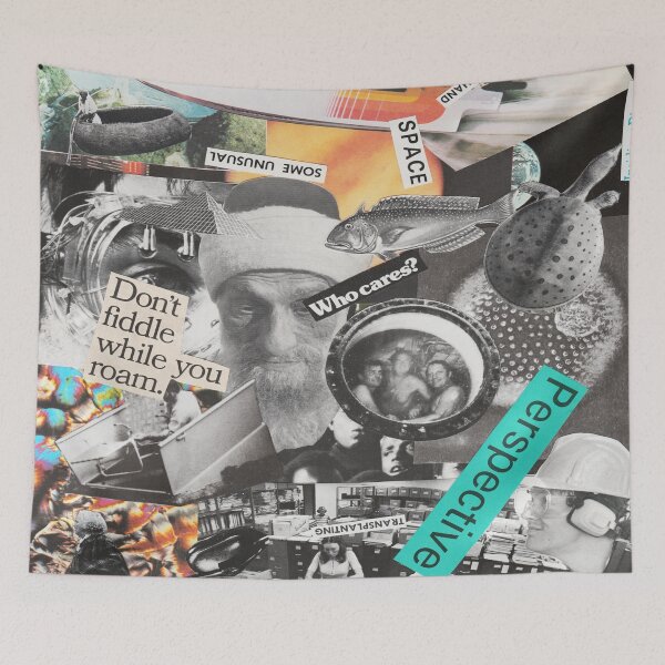 Item preview, vintage lofi all over collage print  designed and sold by John-Paul Sanders.