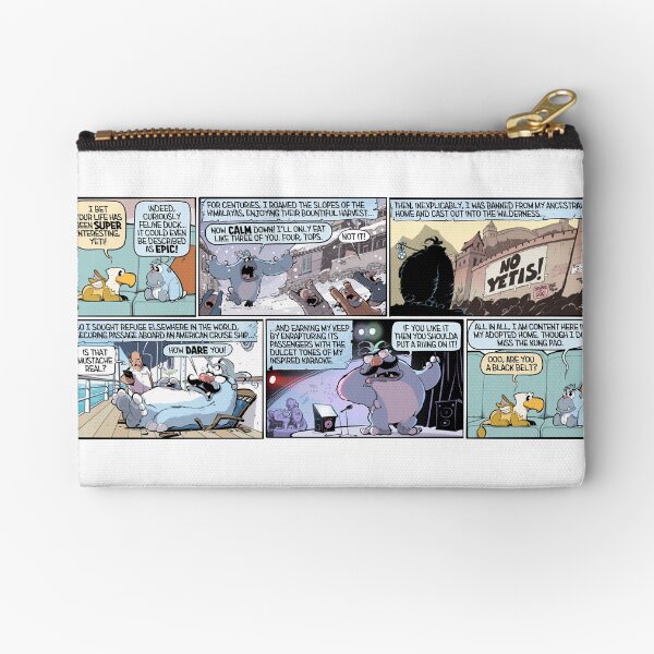 "Epic Yeti Backstory" Zipper Pouch
