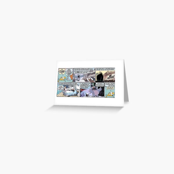 "Epic Yeti Backstory" Greeting Card