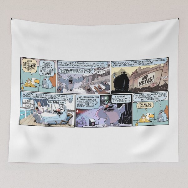Item preview, "Epic Yeti Backstory" designed and sold by stuffedthecomic.