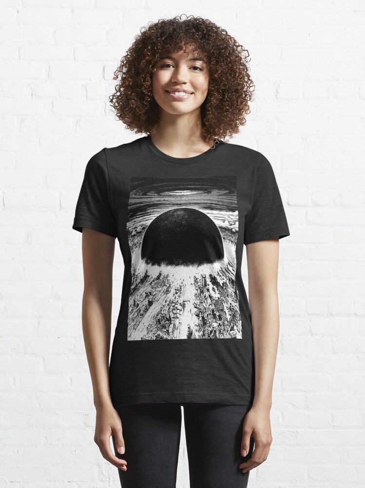 Alternate view of Akira cyberpunk city explosion Essential T-Shirt