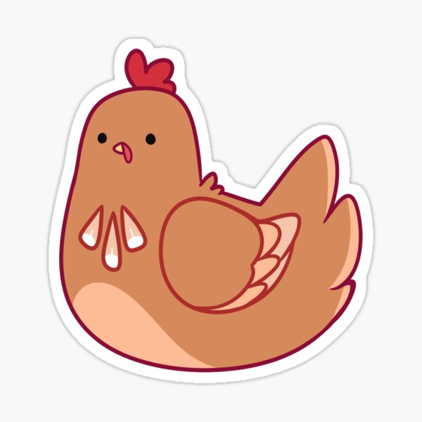Chibi Chicken Stickers | Redbubble