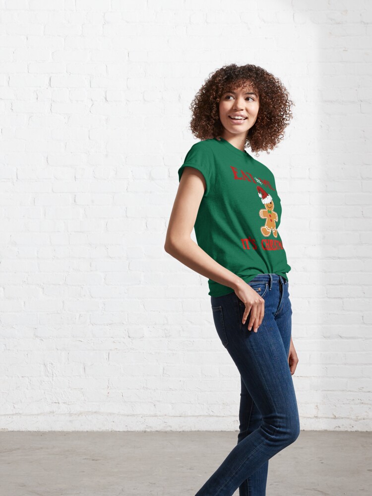 Alternate view of Eat Me It's Christmas Design Classic T-Shirt