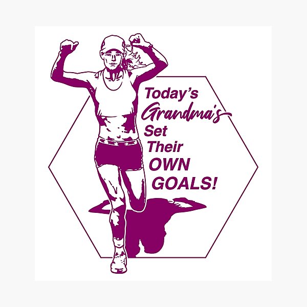 Item preview, Grandma's Goals LT - for Light Backgrounds designed and sold by dzdart.
