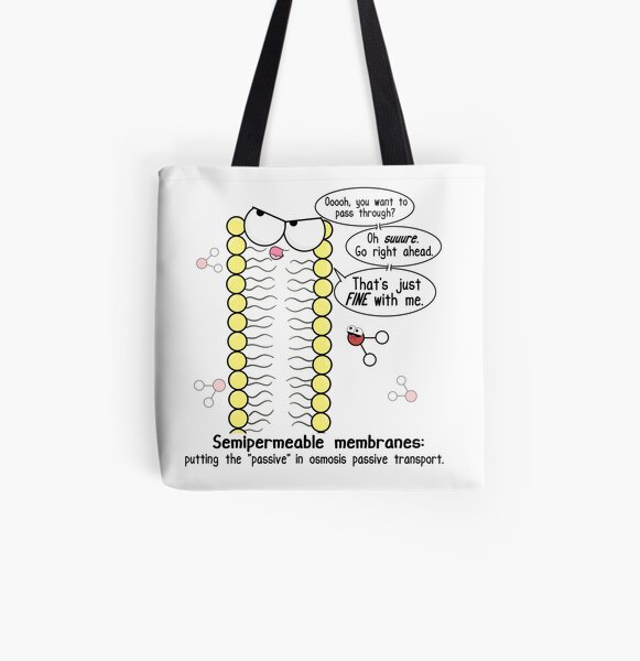 Passive Aggressive Cell Membrane All Over Print Tote Bag