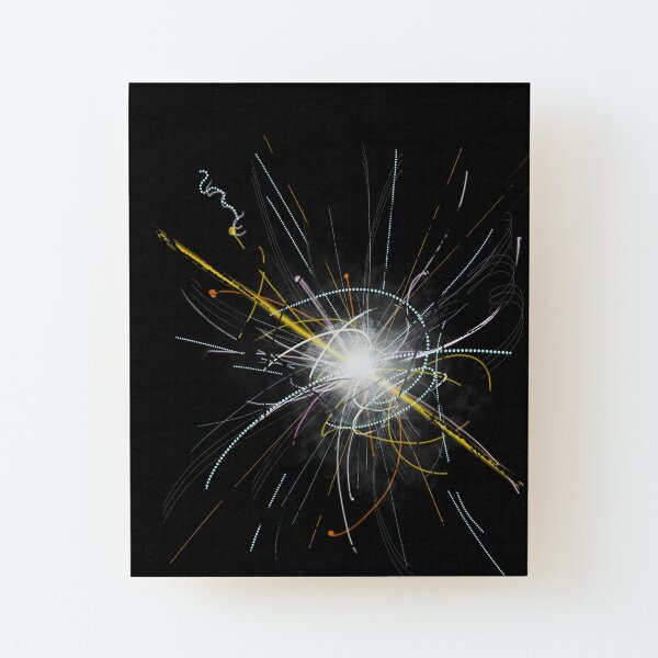 Higgs boson Wood Mounted Print