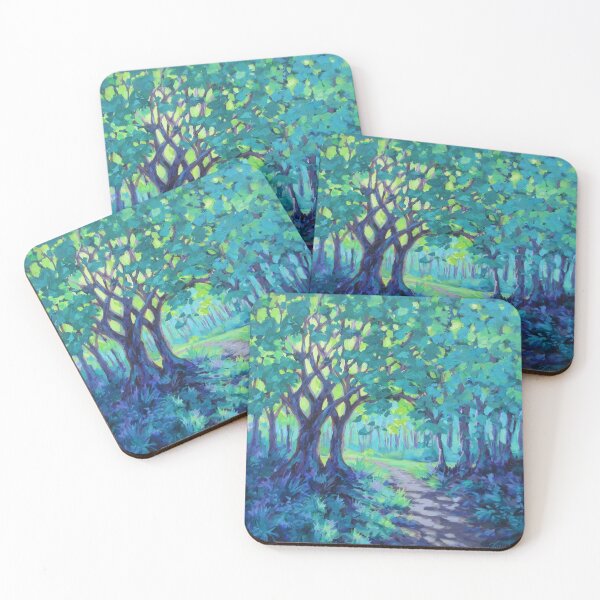 Item preview, Morning Walk forest light painting designed and sold by Karen Ilari.