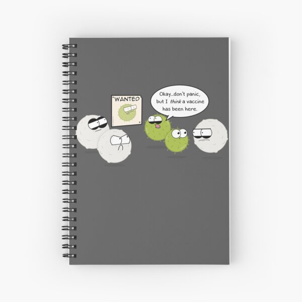 Wanted Virus Spiral Notebook