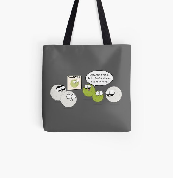 Wanted Virus All Over Print Tote Bag