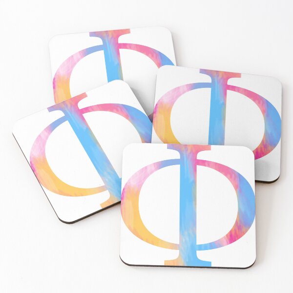 Item preview, Sunrise Phi Letter designed and sold by AdventureFinder.