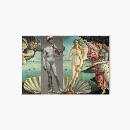 Virtual Date of David and Aphrodite #Virtual #Meeting #David #Aphrodite #date #VirtualDate Art Board Print