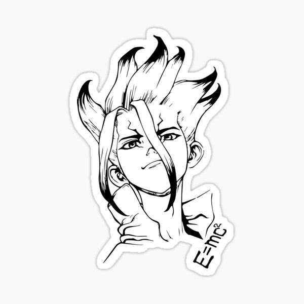 Dr Stone Pegatina