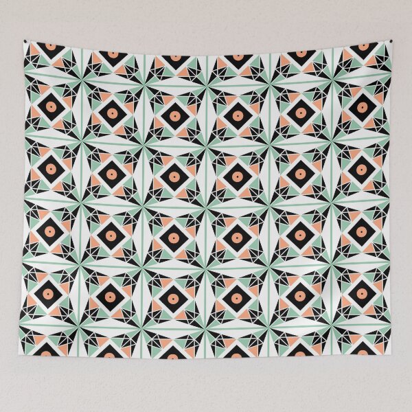 Item preview, Geometric pattern designed and sold by Gaspar Avila.