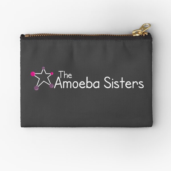The Amoeba Sisters Zipper Pouch