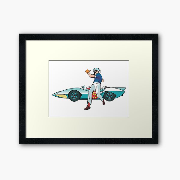 Speed racer Framed Art Print