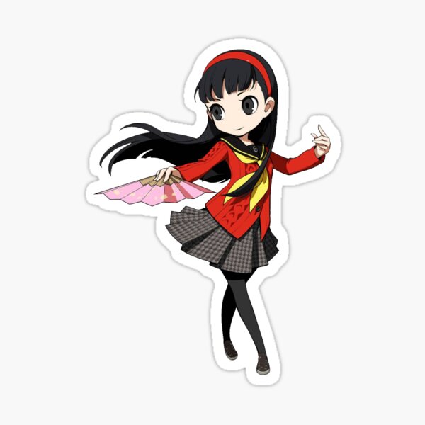 Girl Dancing Stickers Redbubble - yukiko doll roblox