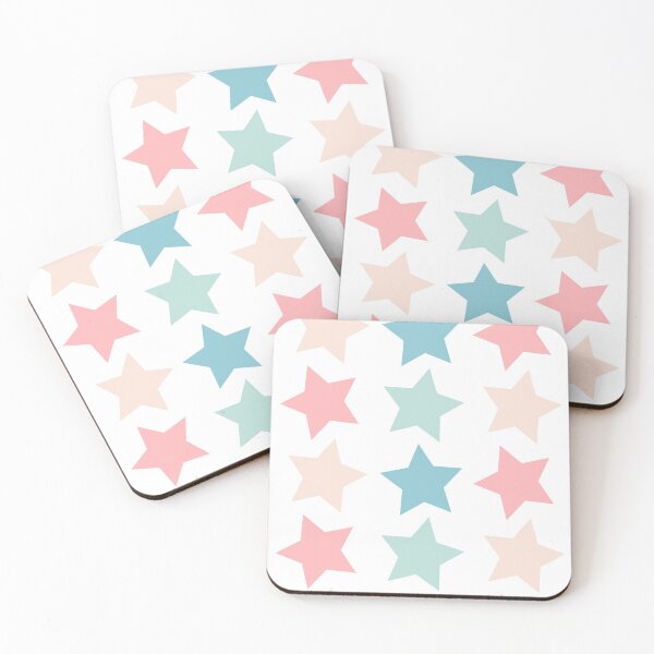 Item preview, pastel four-pack star set designed and sold by rj-xo.
