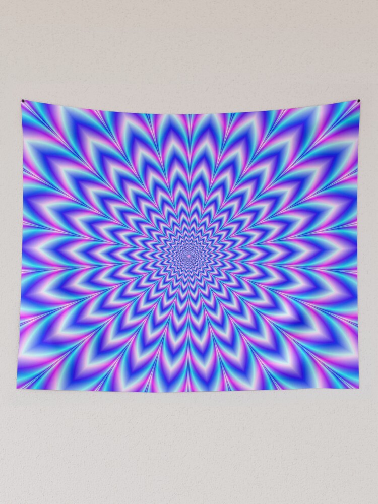 Pink trippy online tapestry