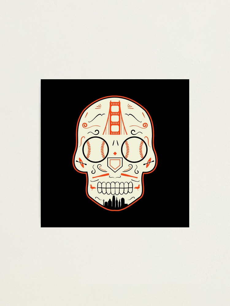 San Francisco Baseball Sugar Skull Essential T-Shirt for Sale by  StickyHenderson